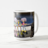 Fubby's op giek in 'Manhatten' poster. Koffiemok (Voorkant rechts)