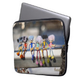 Fubby's op giek in 'Manhatten' poster. Laptop Sleeve (Voorkant Links)