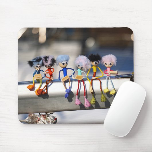 Fubby's op giek in 'Manhatten' poster. Muismat (Met muis)