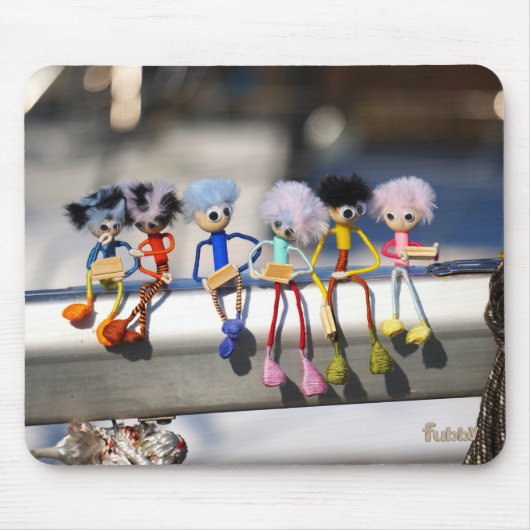 Fubby's op giek in 'Manhatten' poster. Muismat (Voorkant)