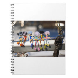 Fubby's op giek in 'Manhatten' poster. Notitieboek