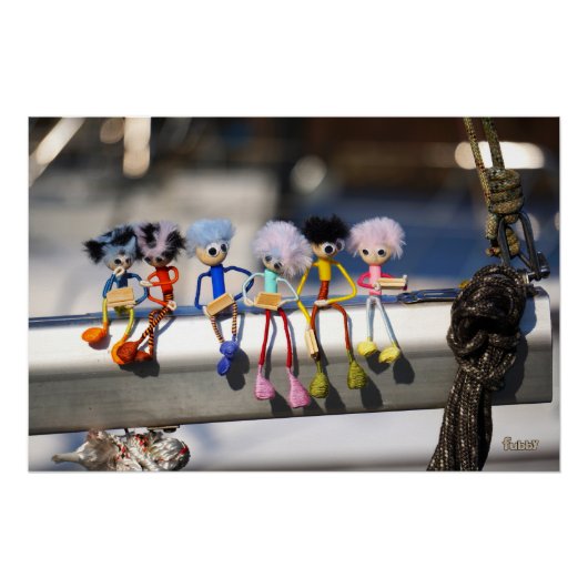 Fubby's op giek in 'Manhatten' poster. Perfect Poster (Voorkant)