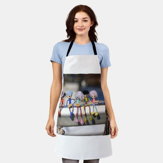 Fubby's op giek in 'Manhatten' poster. Schort (Gedragen)