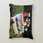 Fubby's op piano die muziek maken en dansen. accent kussen (Achterkant (Verticaal))