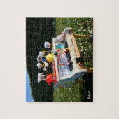 Fubby's op piano die muziek maken en dansen. legpuzzel (Verticaal)