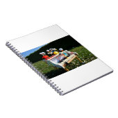 Fubby's op piano die muziek maken en dansen. notitieboek (Rechterzijde)