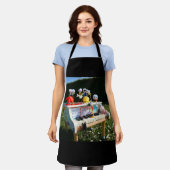 Fubby's op piano die muziek maken en dansen. schort (Gedragen)