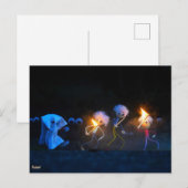 Fubby's op spooktocht, halloween grap. briefkaart (Voorkant / Achterkant)