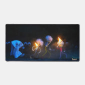 Fubby's op spooktocht, halloween grap. bureaumat (Voorkant)