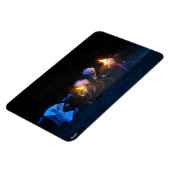 Fubby's op spooktocht, halloween grap. magneet (Linkerzijde)