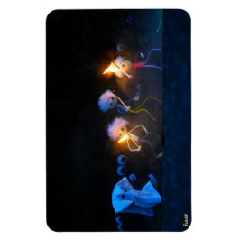 Fubby's op spooktocht, halloween grap. magneet