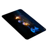 Fubby's op spooktocht, halloween grap. magneet (Rechterzijde)