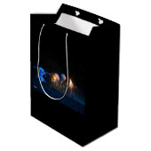 Fubby's op spooktocht, halloween grap. medium cadeauzakje (Achterkant Gekanteld)