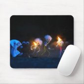 Fubby's op spooktocht, halloween grap. muismat (Met muis)