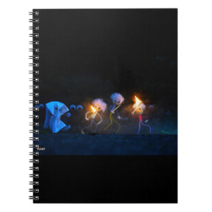 Fubby's op spooktocht, halloween grap. notitieboek