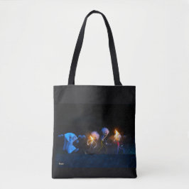 Fubby's op spooktocht, halloween grap. tote bag