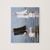 Fubby's op zee tegen plastic vervuiling. legpuzzel (Verticaal)
