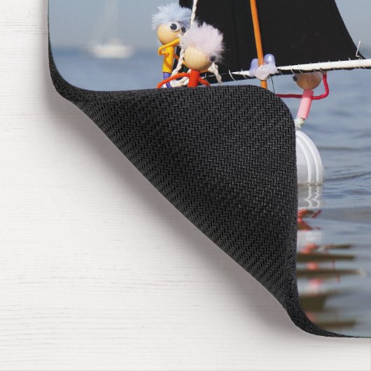 Fubby's op zee tegen plastic vervuiling. muismat (Hoek)