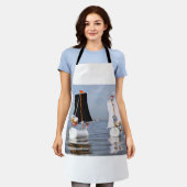 Fubby's op zee tegen plastic vervuiling. schort (Gedragen)