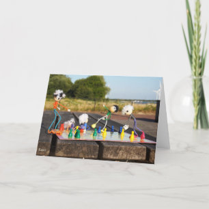 Fubby's spelen 'mens erger je niet !'. bedankkaart