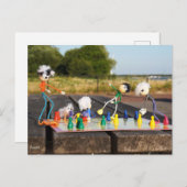 Fubby's spelen 'mens erger je niet !'. briefkaart (Voorkant / Achterkant)