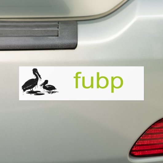 FUBP BUMPERSTICKER (Op auto)