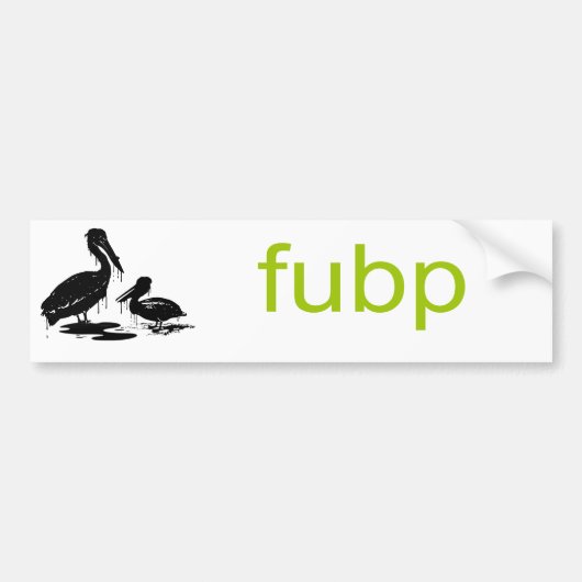 FUBP BUMPERSTICKER (Voorkant)