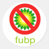 FUBP RONDE STICKER (Voorkant)