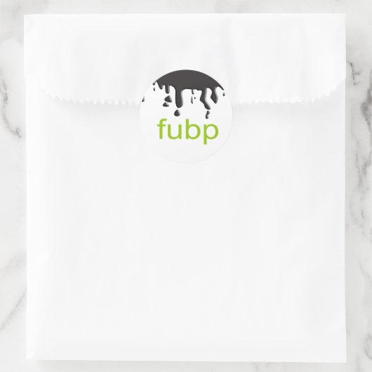 FUBP RONDE STICKER (Tas)