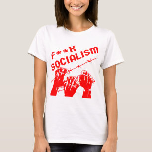 Fuc>  Barb Wire socialisme #USAPatriotGraphics © T-shirt