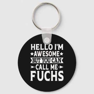 Fuchs Achternaam Bel Fuchs Familie Team Achternaam Sleutelhanger
