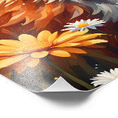 Fuchs auf der Wiese Foto Afdruk (Hoek)