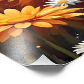 Fuchs auf der Wiese Foto Afdruk (Hoek)