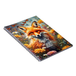 Fuchs auf der Wiese Notitieboek