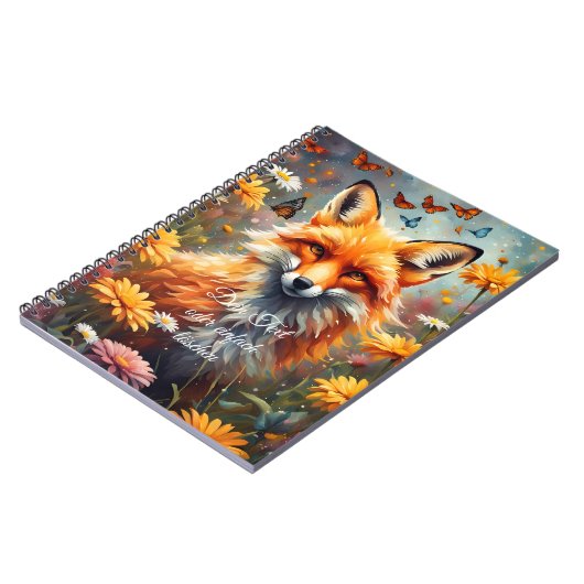 Fuchs auf der Wiese Notitieboek (Linkerzijde)