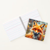 Fuchs auf der Wiese Notitieboek (Binnen)