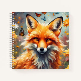 Fuchs auf der Wiese Notitieboek