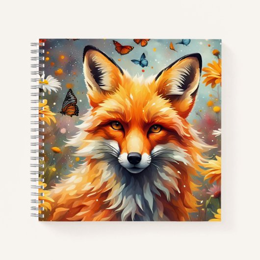 Fuchs auf der Wiese Notitieboek (Voorkant)