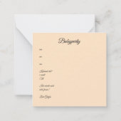 Fuchs auf der Wiese Notitiekaartje (Achterkant)