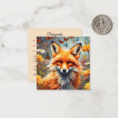 Fuchs auf der Wiese Notitiekaartje (Voorkant / Achterkant in situ)