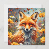 Fuchs auf der Wiese Notitiekaartje (Voorkant)