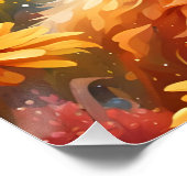 Fuchs auf der Wiese Perfect Poster (Hoek)