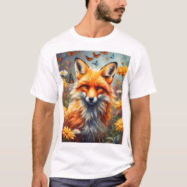 Fuchs auf der Wiese T-shirt