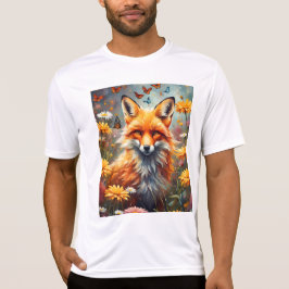 Fuchs auf der Wiese T-shirt