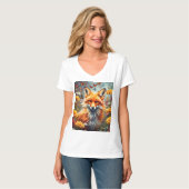 Fuchs auf der Wiese T-shirt (Voorkant volledig)