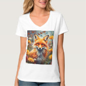 Fuchs auf der Wiese T-shirt (Voorkant)