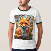 Fuchs auf der Wiese T-shirt (Voorkant)