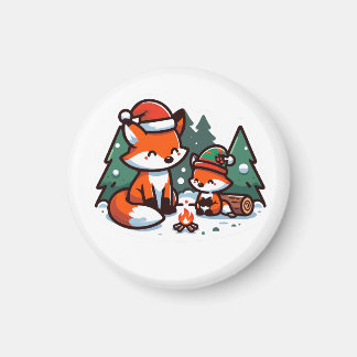 Fuchs Familie Magneet