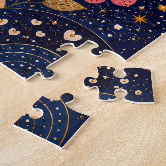 Fuchs im Sternengarten Legpuzzel (Zijkant)