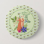 Fuchs im Wald Button (Voorkant)